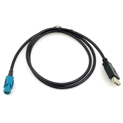 Mini FAKRA HSD Z-Code Male LVDS USB 2.0 Extension Cable,SHENZHEN SOAR TECHNOLOGY CO., LTD. ,Mini FAKRA HSD Z-Code Male LVDS USB 2.0 Extension Cable