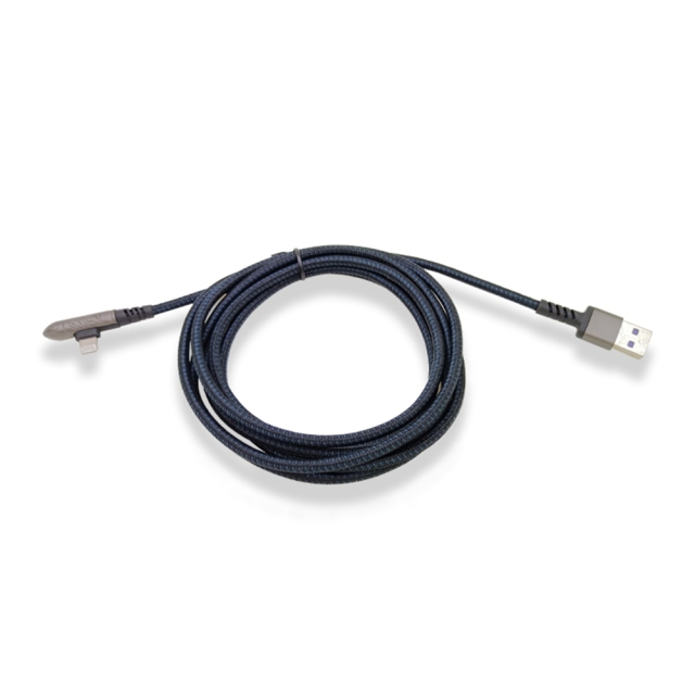 MFI Certified Nylon Braided USB to Lightning Right Angle Cable PD 2.4A Fast Charging Cable for iPhone,SHENZHEN SOAR TECHNOLOGY CO., LTD. ,MFI Certified Nylon Braided USB to Lightning Right Angle Cable PD 2.4A Fast Charging Cable for iPhone
