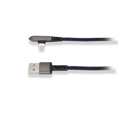 MFI Certified Nylon Braided USB to Lightning Right Angle Cable PD 2.4A Fast Charging Cable for iPhone,SHENZHEN SOAR TECHNOLOGY CO., LTD. ,MFI Certified Nylon Braided USB to Lightning Right Angle Cable PD 2.4A Fast Charging Cable for iPhone