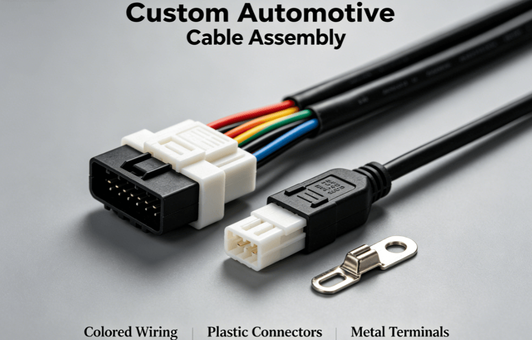 Custom cable assembly for automotive-1