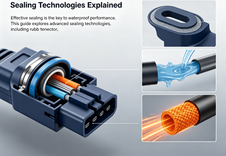 Automotive wiring connectors waterproof-3