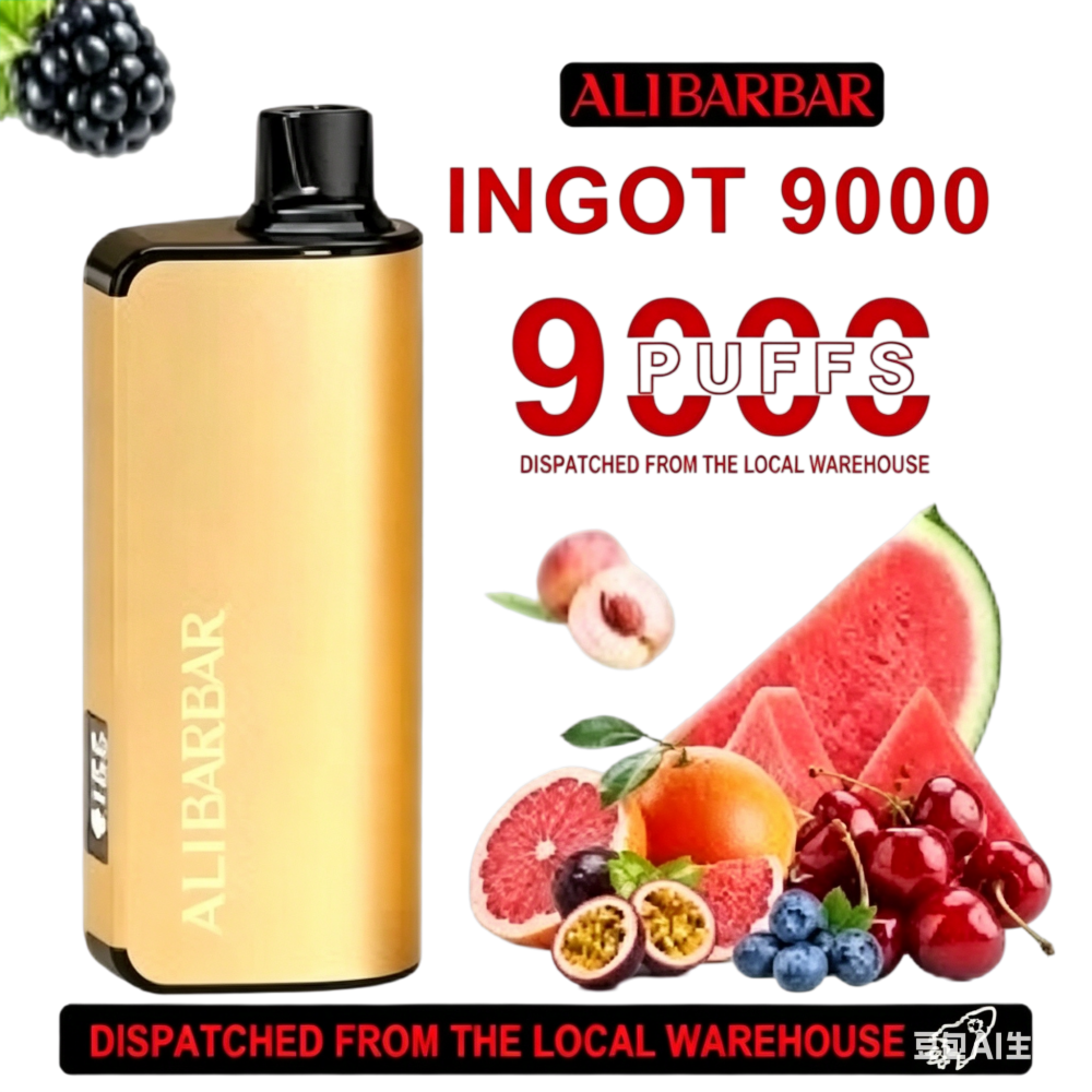 FAST AUS SHIPPING | ALIBARBAR INGOT 9,000 Puffs | Australian Warehouse