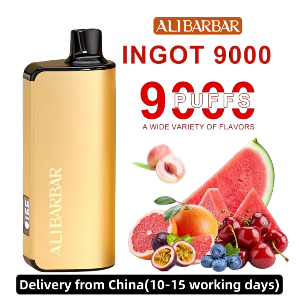 ALIBARBAR INGOT 9,000 Puffs |  Delivery from China(10-15 working days)
