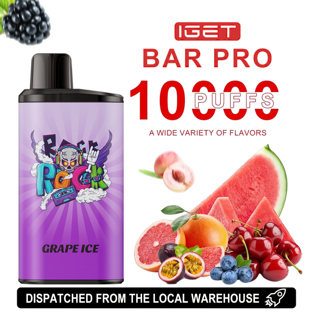 IGET Bar PRO 10,000 Puffs | Delivery from China(15-25 working days)