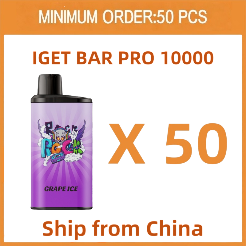 IGET Bar PRO 10,000 Puffs - Wholesale Lot (50+ Units) | Delivery from China(15-25 working days)