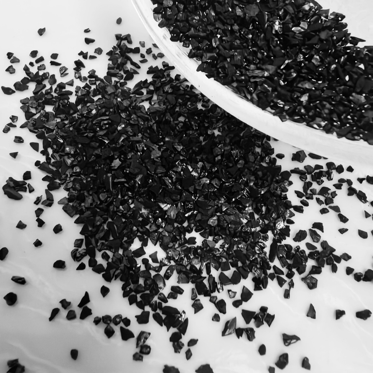 Coconut shell charcoal for drinking water treatment