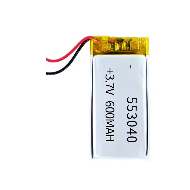 553040 lithium polymer rechargeable battery 3.7v 600mah li-po battery