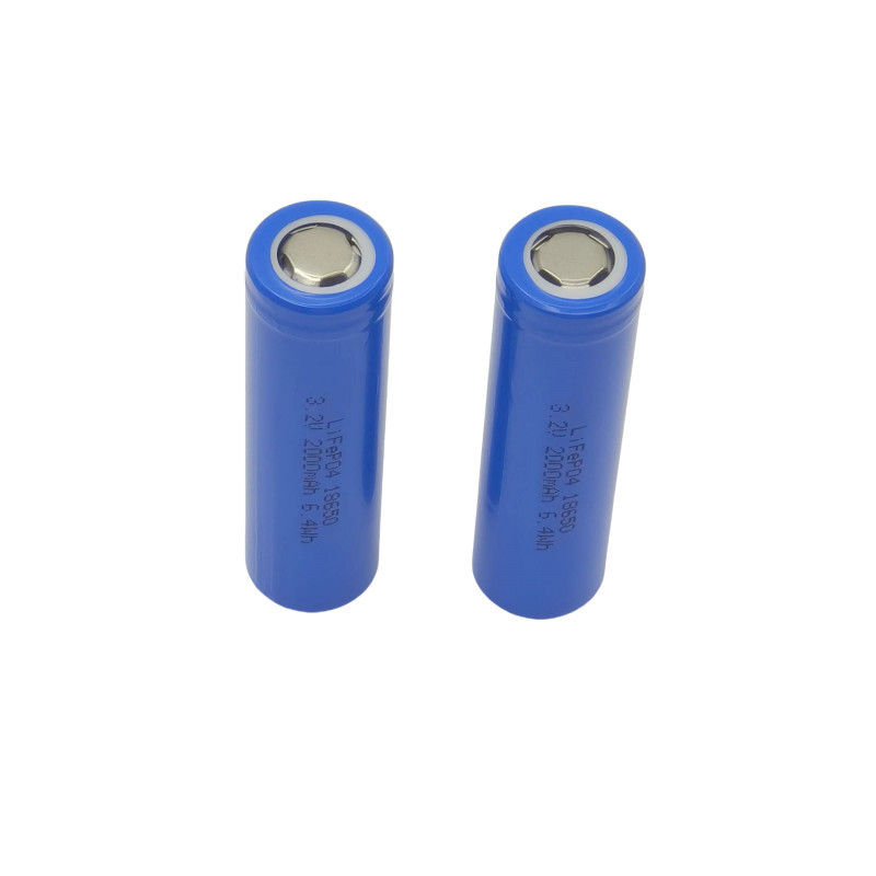 A-Grade Cylindrical LiFePO4 Cell 18650 3.2V 2000mAh