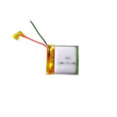 3.7V 110mAh 302323 rechargeable lipo battery for sensor