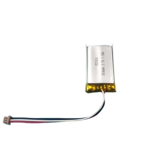 3.7V 350mah lipo battery 552036 with NTC for fitness equipment