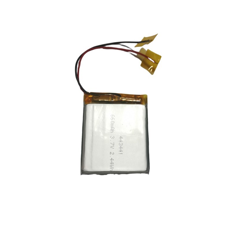 3.7V 660mAh li-polymer battery 443441 for toothbrush