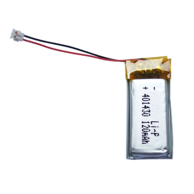 401430 3.7V 120mAh lithium polymer battery with protection PCM