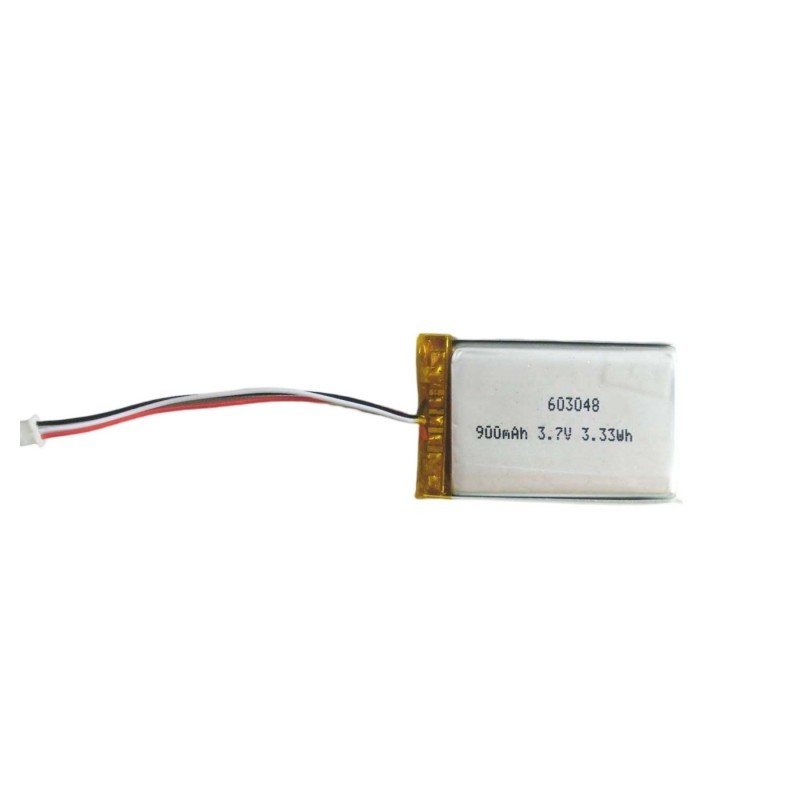 CE RoHS approved 3.7V 900mAh 603048 lithium polymer battery