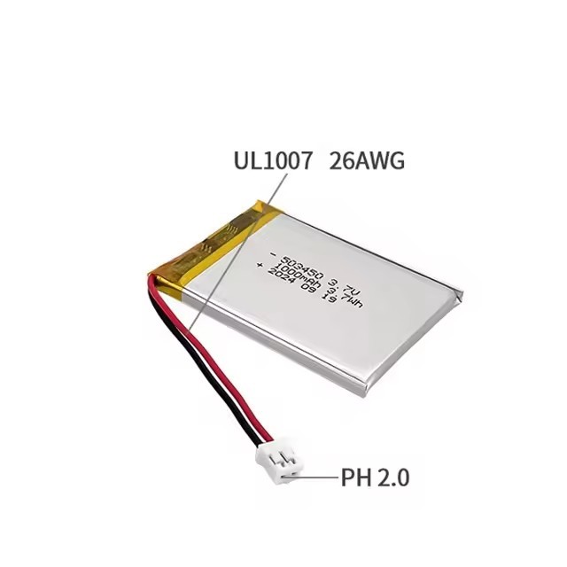 Li-Pol battery 1000mAh 3.7V LiPo 503450 battery for beauty device