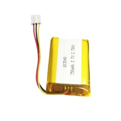 iBorn rechargeable li-polymer battery 603040 750mah 3.7V battery for electric guitar