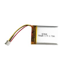 iBorn rechargeable li-polymer battery 603040 750mah 3.7V battery for electric guitar