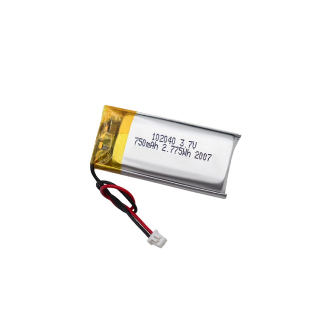 Wholesale Polymer Li-ion Battery 102040 3.7V 750mAh for Beauty Instrument