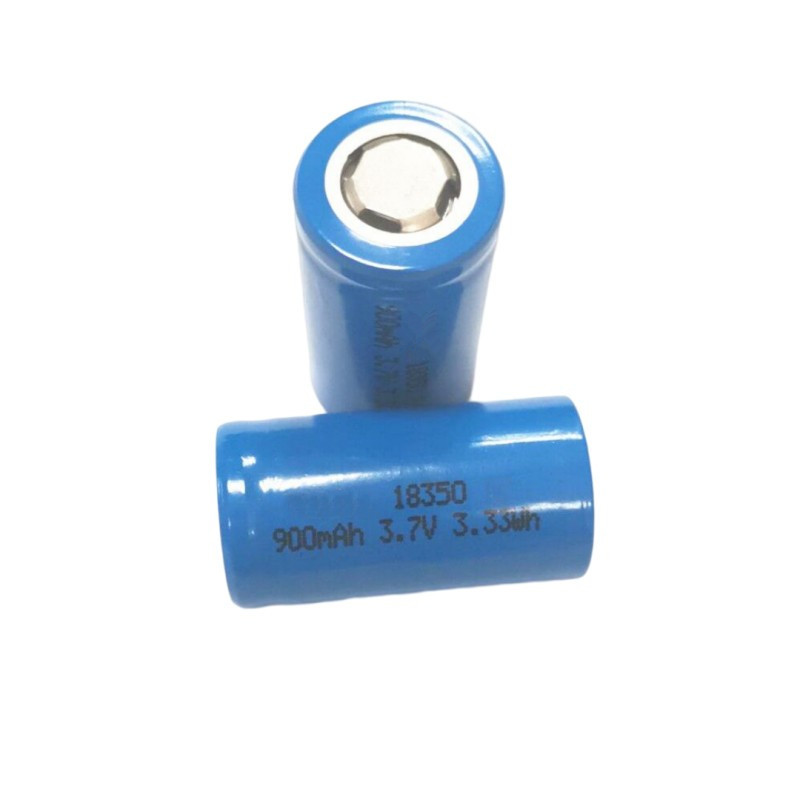 18350 3.7V 900mAh rechargeable li-ion battery ICR18350 for Smart Home