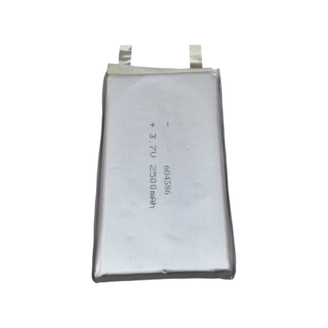 604586 3.7V 2500mAh rechargeable li-ion li-polymer cell