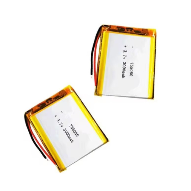 755060 3.7V 3000mAh LiPo battery for monitor