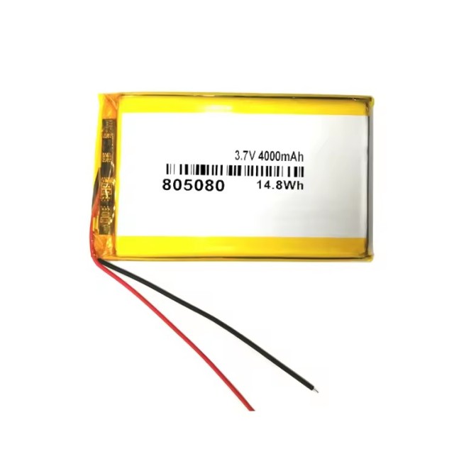 805080 CB certified 4000mAh 3.7V lithium-ion polymer battery for bluetooth speaker