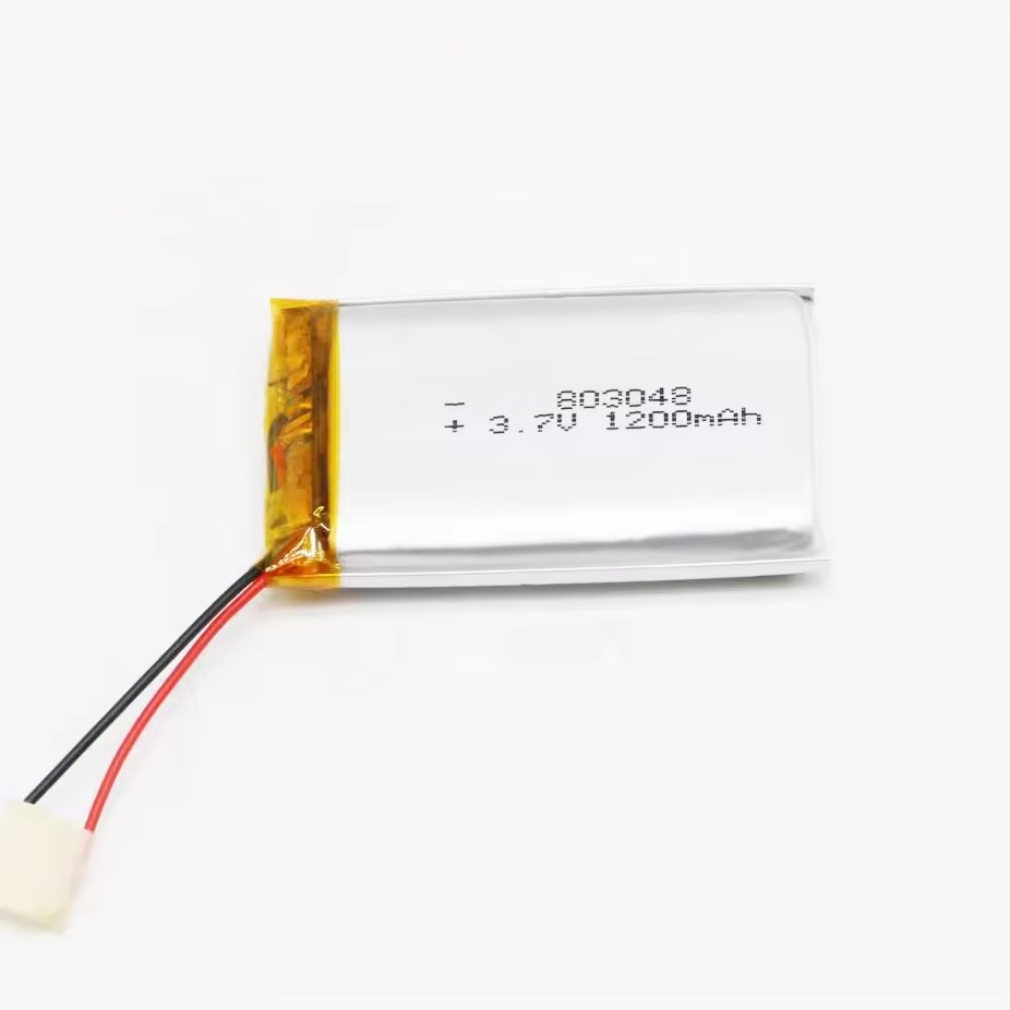 Customized rechargeable li-polymer 3.7v 1200mah 803048 lithium battery for tracker