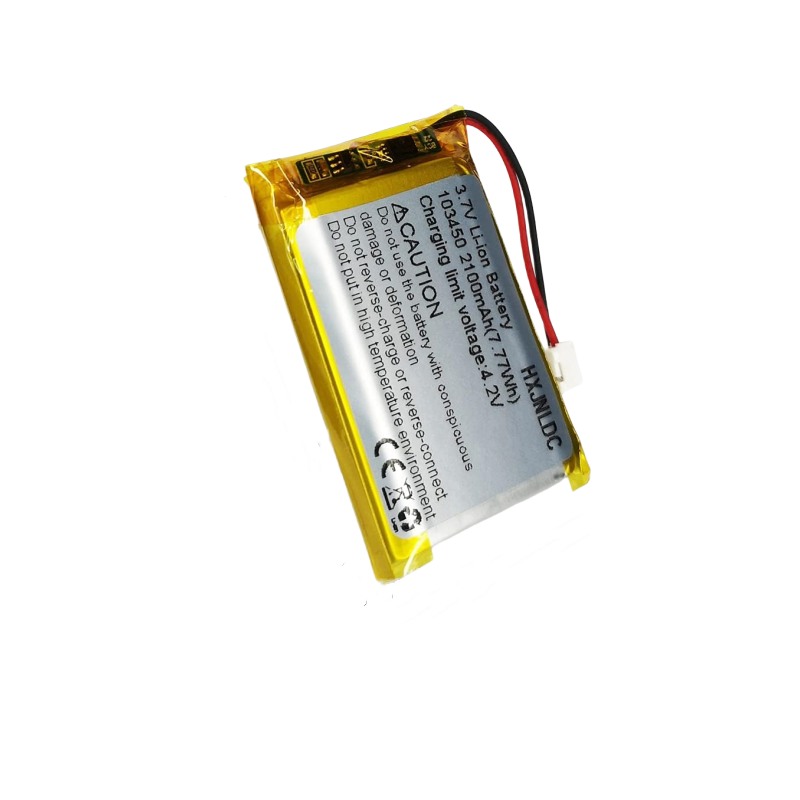 High-Capacity 103450 3.7V 2100mAh Li-ion Polymer Rechargeable Battery