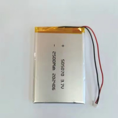 High-Capacity 505070 3.7V 2500mAh Li-ion Polymer Rechargeable Battery