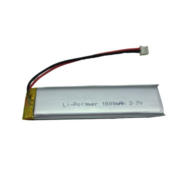 Li-polymer 102265 3.7V 1800mAh rechargeable electric trash can