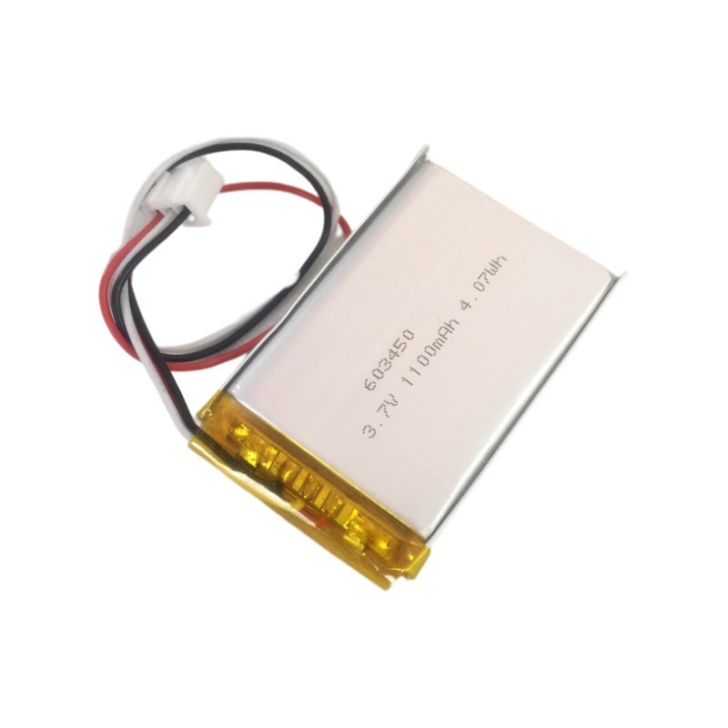 Long life GPS tracker battery 3.7V 1100mAh 603450 li-polymer battery