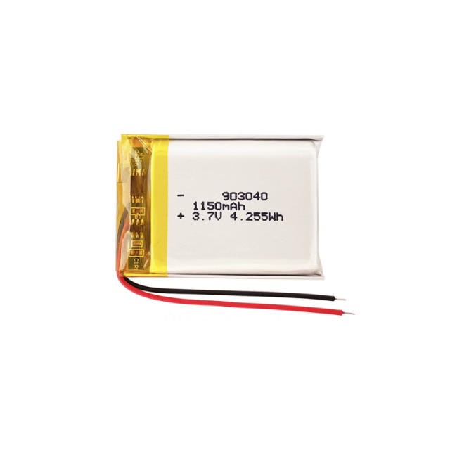 Rechargeable Lipo Battery 3.7V 1150mAh 903040 Li Polymer Battery 4.26Wh