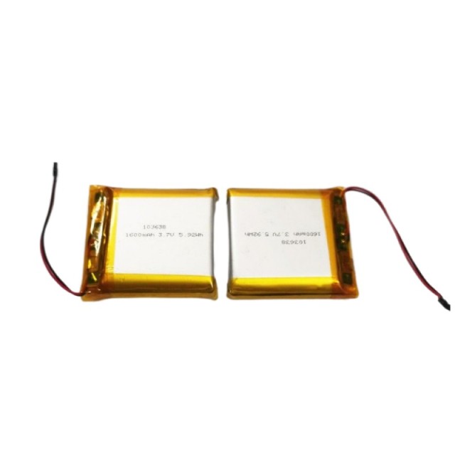 Rechargeable lithium ion polymer battery 3.7V 1600mAh for LYNQ tracker