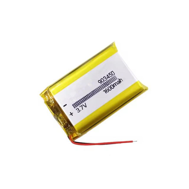 Rechargeable lithium ion polymer battery 903450 3.7V 1600mAh for LYNQ tracker