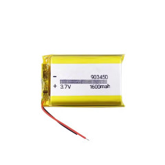 Rechargeable lithium ion polymer battery 903450 3.7V 1600mAh for LYNQ tracker