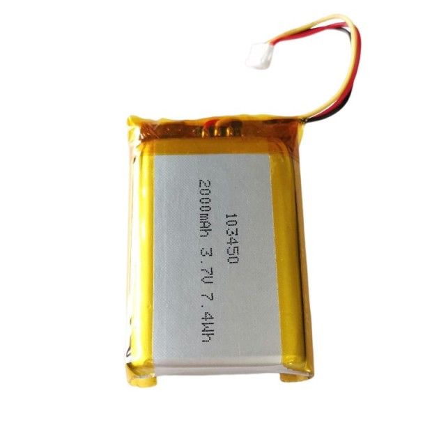 Smart Home Lithium Polymer Battery 103450 | 3.7V 2000mAh with IEC62133 Certification