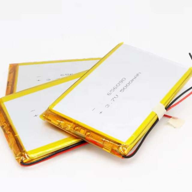 UN38.3 Approved 656090 3.7V 5000mAh Polymer Li-ion Battery with PCM
