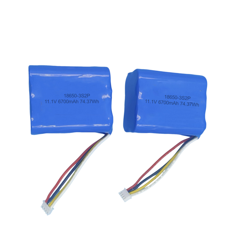 11.1V 6700mAh 18650 3S2P Lithium-Ion Battery Pack for Detector & Handheld Device