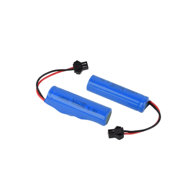 14500 800mAh 3.7V Lithium-Ion Rechargeable Batteries for Clipper, Toothbrush and Lamps