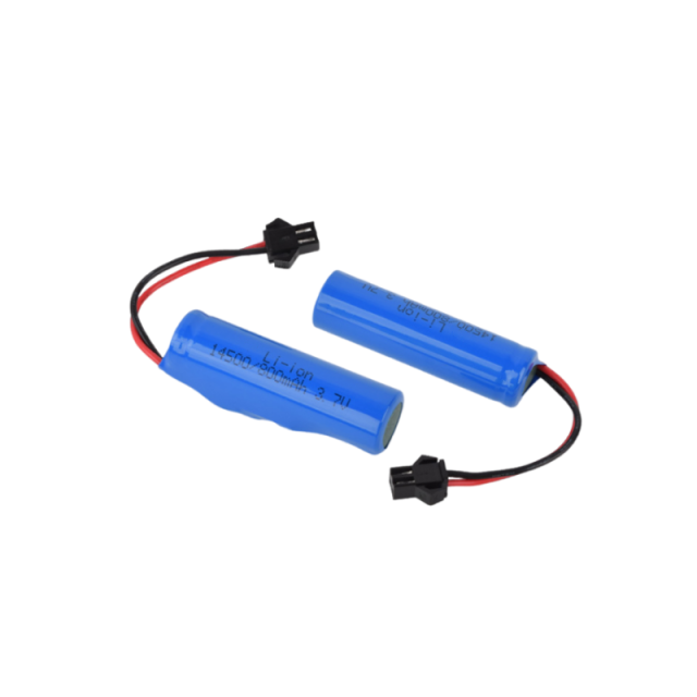 14500 800mAh 3.7V Lithium-Ion Rechargeable Batteries for Clipper, Toothbrush and Lamps