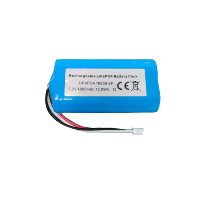 18650 1S2P 3.2V 4000mAh LiFePO4 Battery Pack