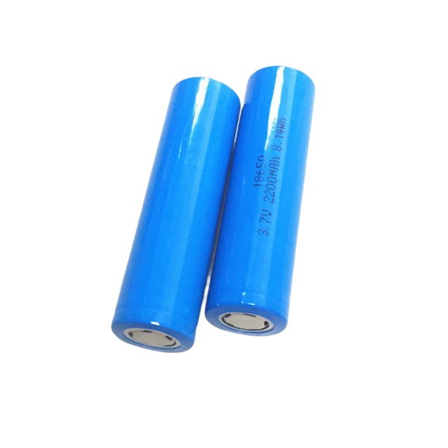 18650 lithium battery 3.7V 2200mAh rechargeable 18650 li-ion battery