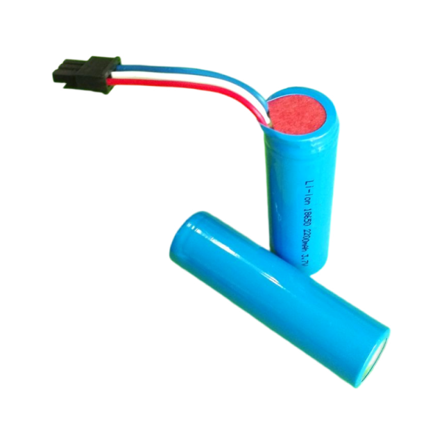 18650 rechargeable lithium ion battery 3.7V 2200mah with PCM