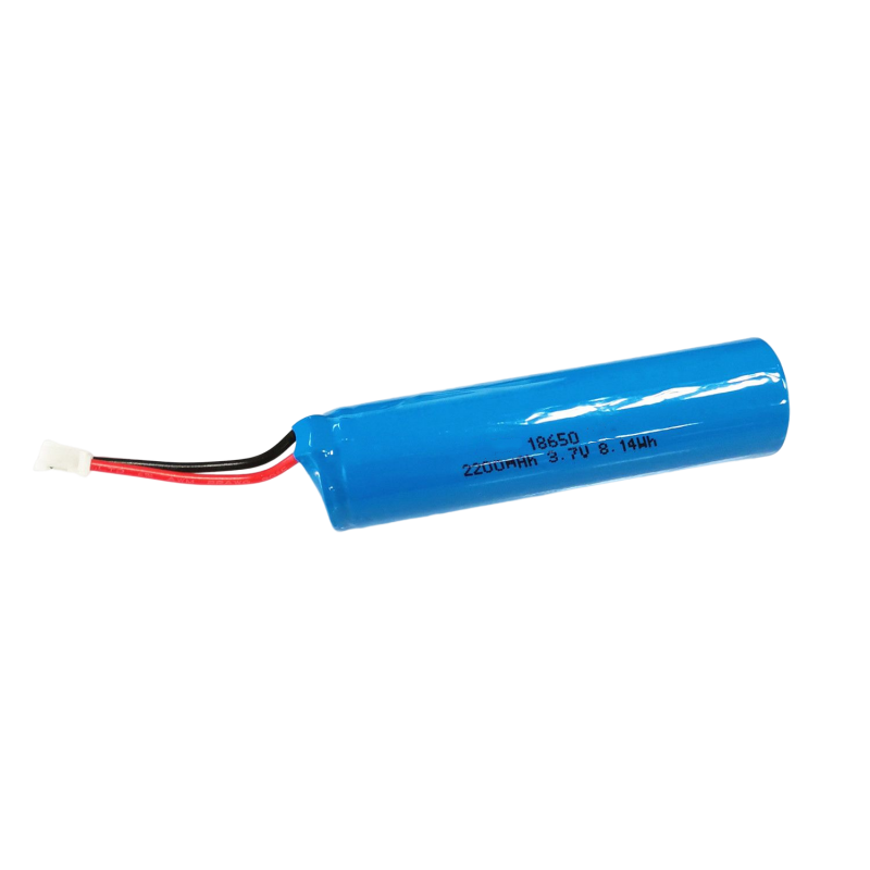 18650 rechargeable lithium ion battery 3.7V 2200mah with PCM