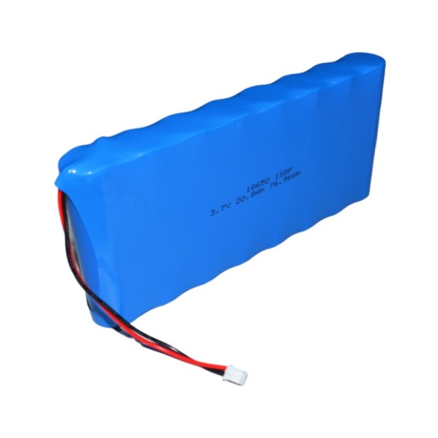 1S8P 3.7V 20800mAh 18650 lithium ion battery pack 18650 20.8Ah li-ion battery pack