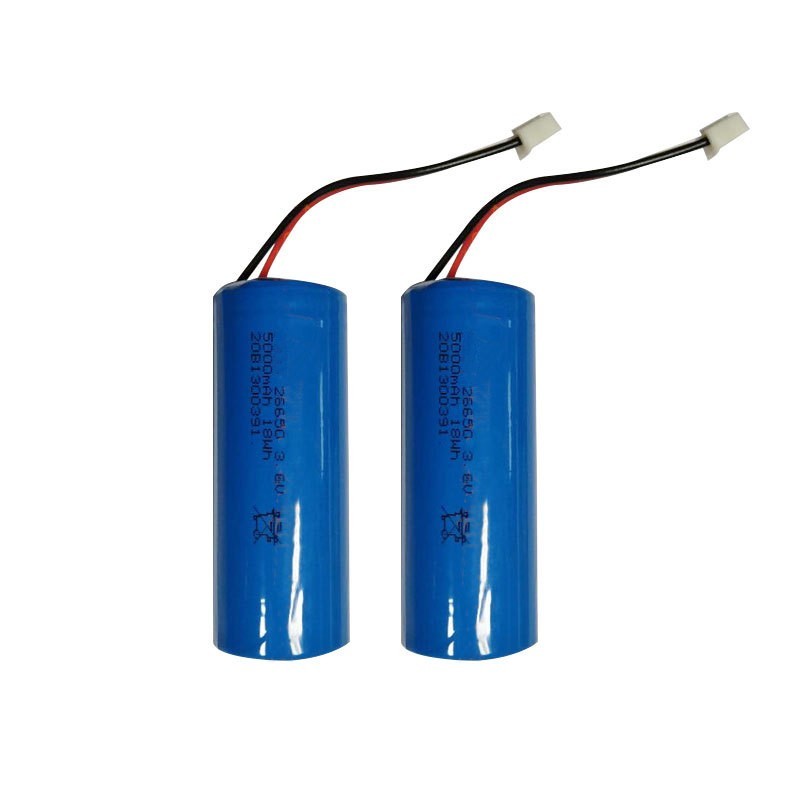 26650 rechargeable li-ion battery 3.7V 5000mAh flashlight battery with PCB