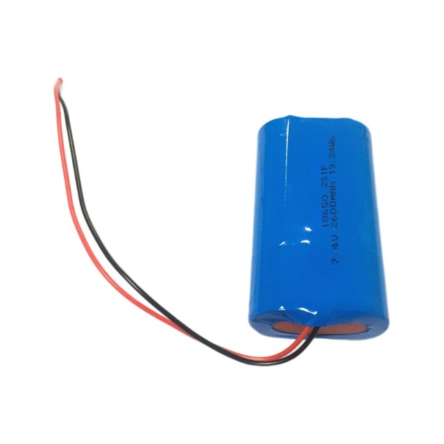 7.4V 2600mAh 19.24Wh rechargeable li-ion battery for POS