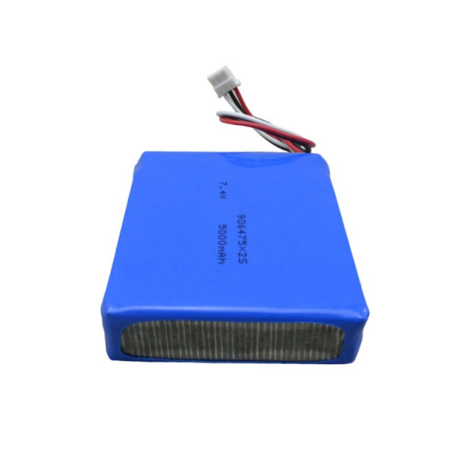 Certified lipo battery 7.4V 5000mAh 2S LiPol battery 906475