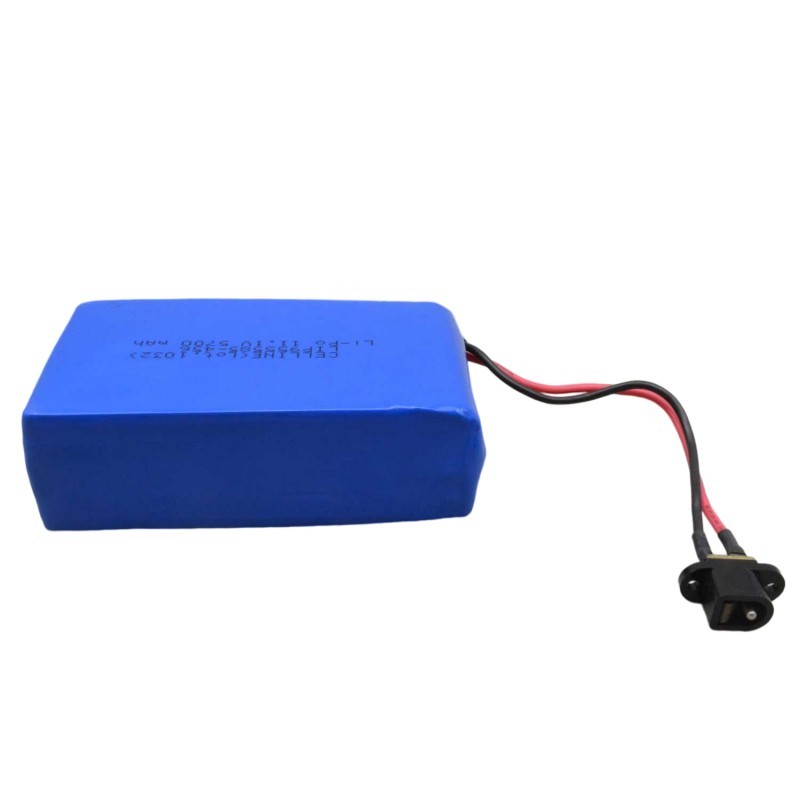 11.1V 5700mAh lithium polymer battery 3S1P lipo battery pack for alarm system