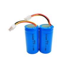 A Grade 3.7V 3200mAh 26500 Lithium Ion Battery with Wires & Connector