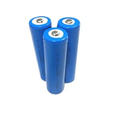 Button top 18650 3400mAh li-ion battery 3.7V with PCB